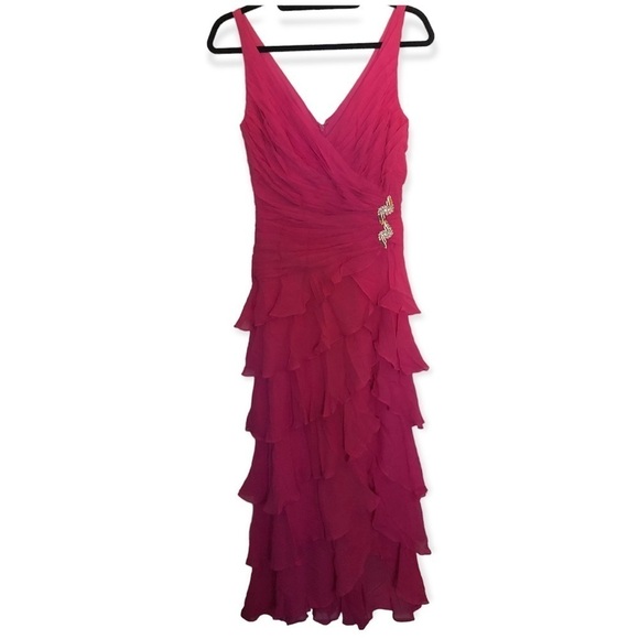 Tadashi Shoji Dresses & Skirts - Vintage Tadashi Silk Hi-low Cocktail Dress